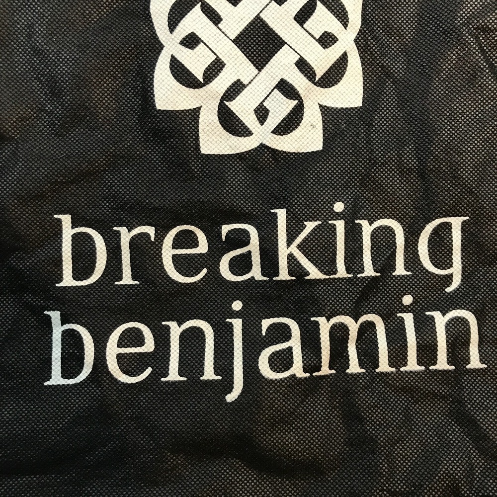 Breaking Benjamin Band Logo Black Duffle Tote Bag With Handles‎ 20"X16"X5.5" - Picture 3 of 13